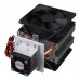 12V 6A 72W Thermoelectric Peltier Refrigeration Cooling Cooler Fan System Heatsink Kit Cooler