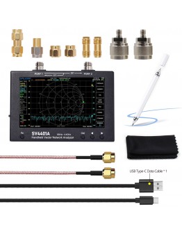 SV4401A 50KHz  4400MHz Vector Network Analyzer 7 inch Touch Screen 100db Dynamic NanoVNA Vector Network Analyzer