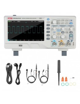 UNI  T UTD2102e PLUS Digital Oscilloscope with 7  inch LCD Display Scopemeter with 100MHz Bandwidth 2 Channels 500MS S Real Time Sample Rate 64kpts Depth Storage