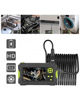 P30 4 3inch High  definition 1080P Display Screen Borescope IP67 Waterproof 2M 5M 10M Green Hand  held Industrial Borescope